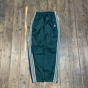 Adidas Track Pants 90s Vintage Straight Leg Training Joggers, Green, Mens Small