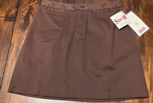 Neu mit Etikett Bill Blass Jeans braun Stretch-Rock Damengröße 14  - Bild 1 von 5