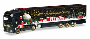 Herpa 306249 1/87 DAF XF SSC Euro 6 Koffer-SZ "Herpa Weihnachtstruck 2016" - Bild 1 von 1