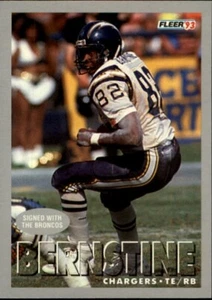 1992 Fleer Rod Bernstine San Diego Chargers Card # 354 MINT condition - Picture 1 of 2