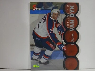 1995-96 Classic 5-Sport Silver Die-Cut #150 Chris Van Dyk - Image 1 of 2