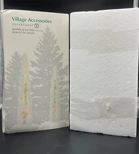 Department 56 Sparkle and Ice Trees 809348 NEW Dept light up Village Accessories - Picture 1 of 4