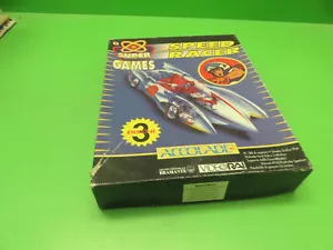 Gioco PC 386 SPEED RACER super games BOX completo libretto e 3 floppy - Foto 1 di 11