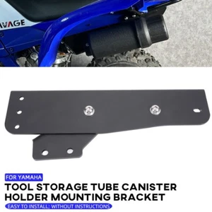 Motorcycle Tool Storage Tube Canister Mounting Bracket For YAMAHA Raptor 700/R - Picture 1 of 14