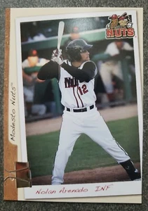 Juego completo de cartas de equipo de ligas menores Modesto Nuts 2011 sellado - Nolan Arenado - Imagen 1 de 4