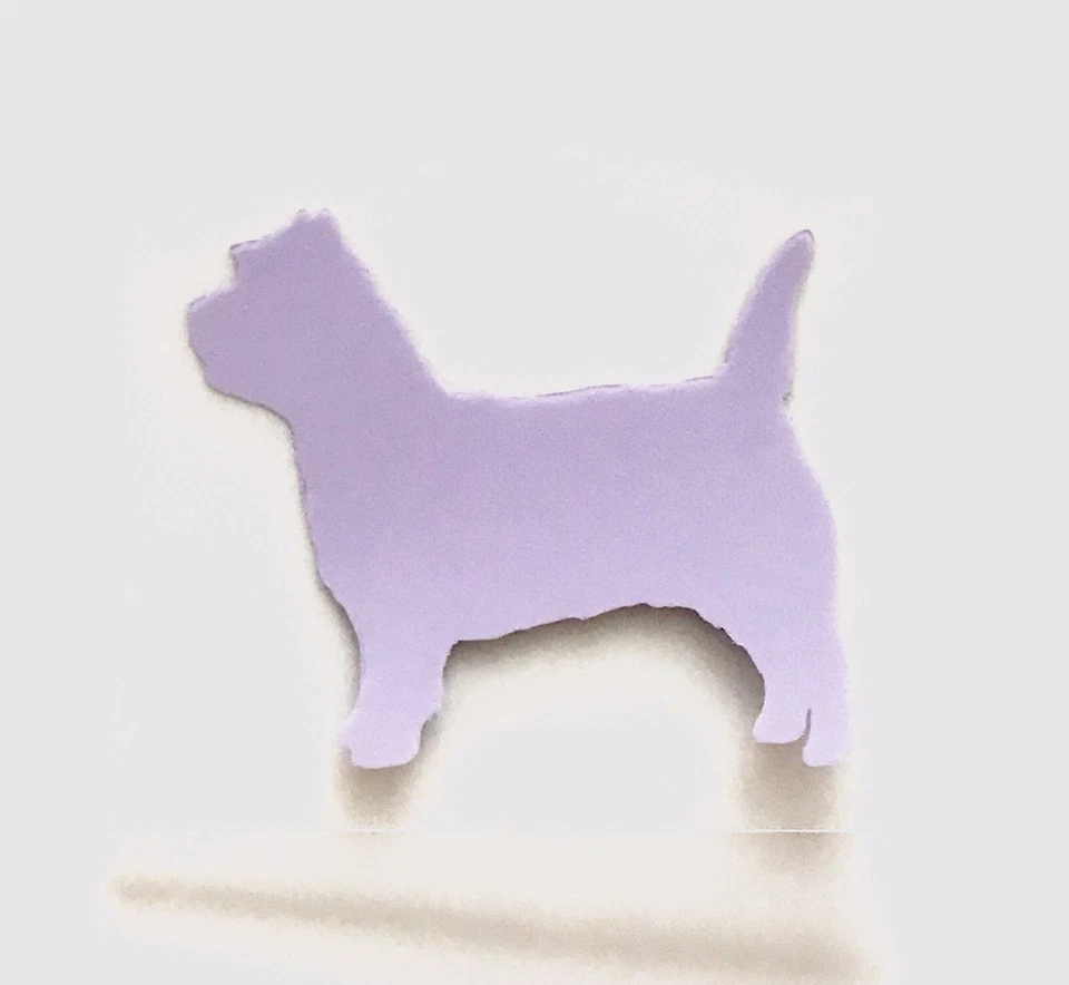 Cairn Terrier Dog Stickers Iron On Decals For Clothes T-Shirt 50mm x 2 - Image 1 of 1