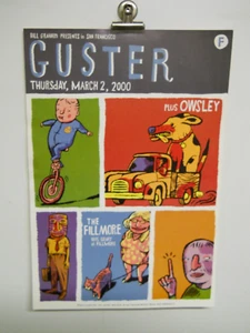 2000 Bill Graham Presents Guster Owsley Fillmore Rockband Poster San Fran - Bild 1 von 7