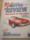 1989 Daily Mail A To Z Motor Review Vintage Magazine Classic Cars