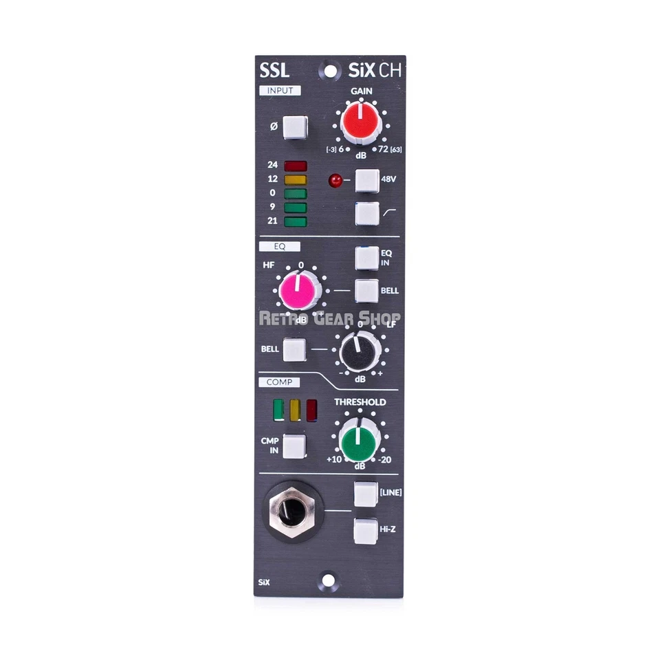 Solid State Logic SSL SiX Channel 500 Series Channel Strip - Image 1 of 3