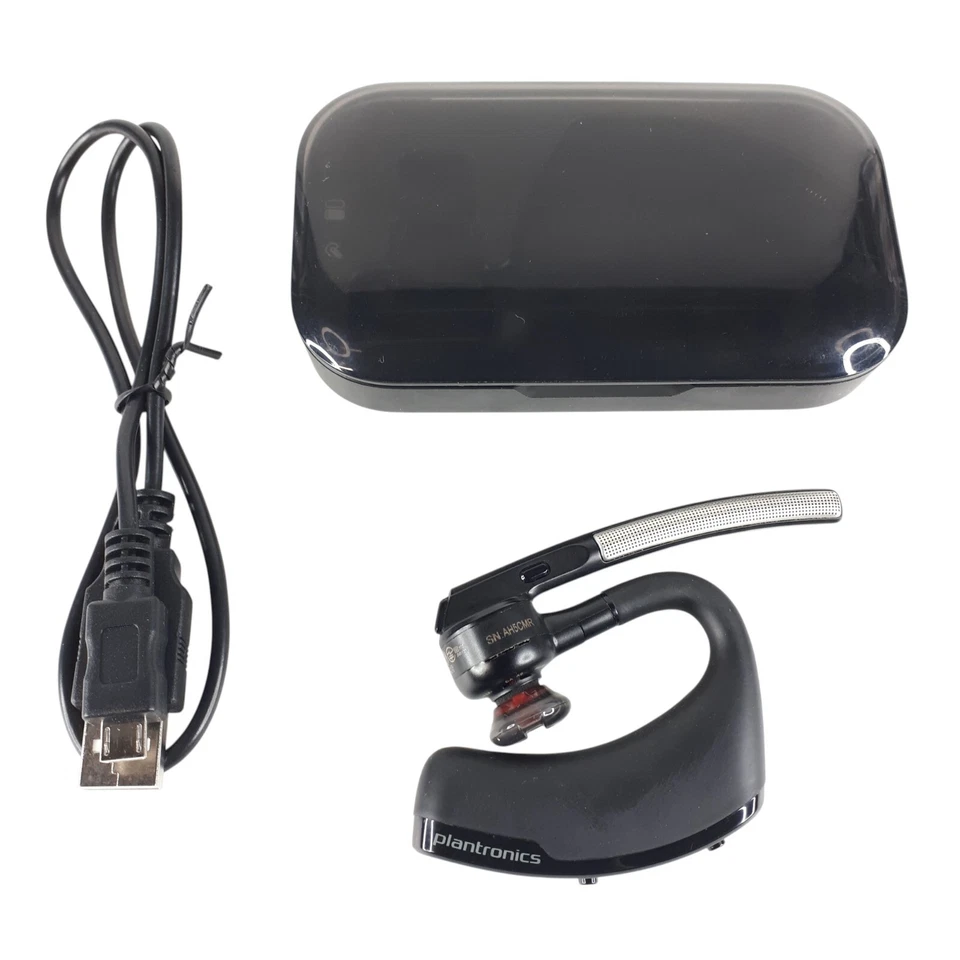 Plantronics Voyager Legend B235 Wireless BT Headset W/Charging Case Cable E6137 - Image 1 of 4