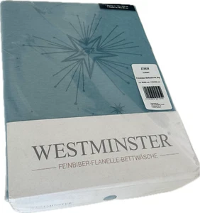 Westminster Feinbiber-Flanelle 2-tlg. Bettwäsche 100 % Baumwolle 135 x 200 cm - Bild 1 von 2