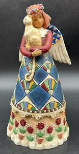 Vintage 2002 Jim Shore Heartwood Creek Angel Holding a Cat #C105170 ENESCO - Picture 1 of 10