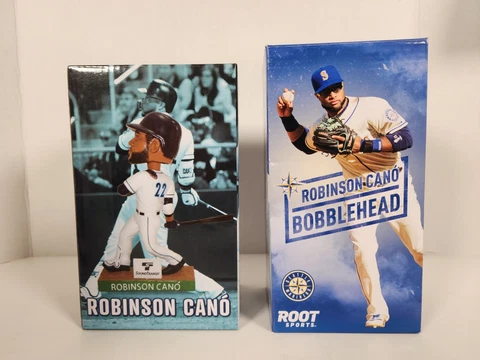 2 Robinson Cano bobbleheads Seattle Mariners Aquasox Stadium Giveaway 2016 2019 Cover