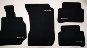 Mercedes-Benz AMG Original 4 Car Mats E Class W/S 212 Rhd Black New - Picture 1 of 1