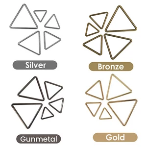 Triangle Buckle Metal Heavy-Duty 1/2/5/10/20pcs for Handbags Webbing Strap - Picture 1 of 13