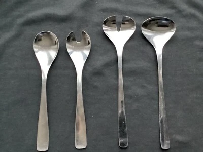 Salatbesteck Tischfein Edelstahl 18/10 Set Salatgabel Salatlöffel gestempelt wmf - Bild 1 von 4