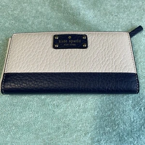 Kate Spade New York Bay Street Lacey Pebbled Leather Snap Close Wallet New Tags - Picture 1 of 18