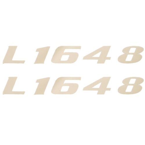 Lowe Boat Brand Decal 1823532 | Ivory 9 1/2 x 1 Inch L 1648 (Pair)