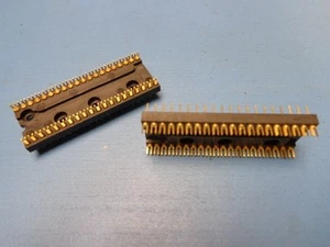 (2) 640-CG1 AUGAT 40 PIN 600 mil DIP Stecker Adapter Steckdosen GOLD 7-1437515-6 NEU - Bild 1 von 1