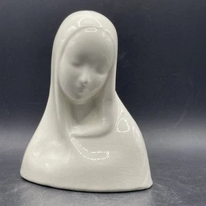 Ceramic Virgin Mary Bust Statue Decorative - Bild 1 von 9
