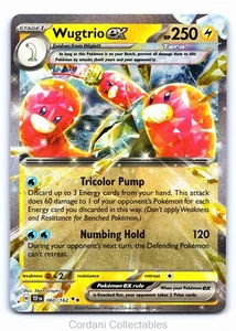 Wugtrio EX 060/162 - Temporal Forces - Pokemon Card - Near Mint - Picture 1 of 2
