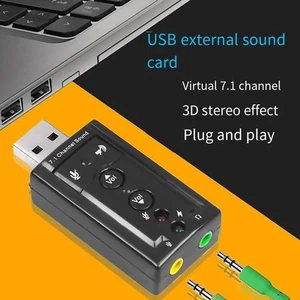 Innovative External Sound Card with USB Connection and 7 1 Surround Support - Bild 1 von 12