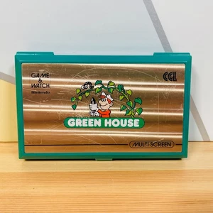 Vintage Nintendo Game & Watch Green House Multi Screen Handheld LCD Video Game - Picture 1 of 15