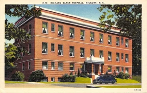#K1629 HICKORY, N.C. POSTKARTE, RICHARD BAKER HOSPITAL - Bild 1 von 2