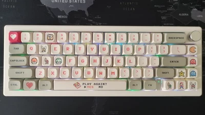 Custom Mechanical keyboard 🕹️Retro Arcade 👾 - Image 1 of 4