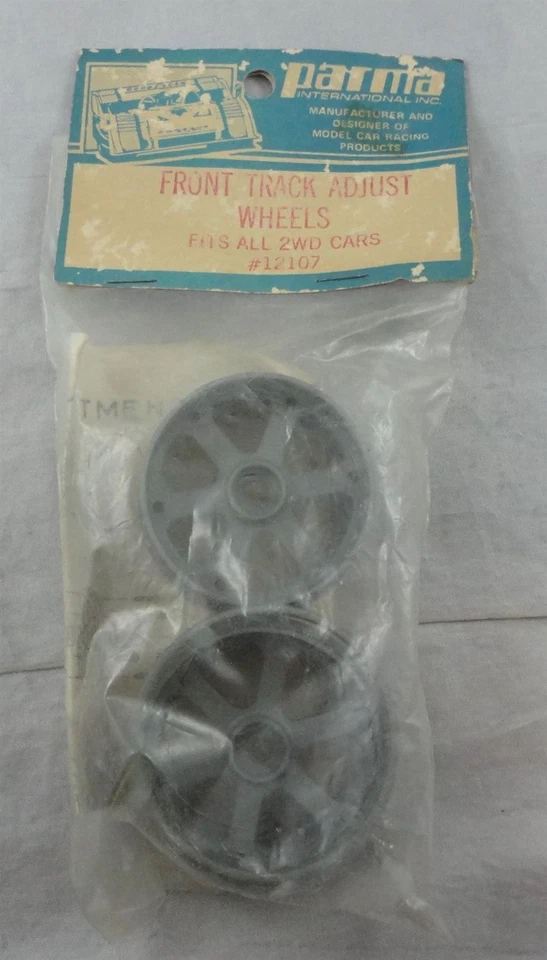 Rodas de pista ajustáveis vintage Parma (para carros 2WD) PAR12107 - Imagem 1 de 1