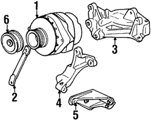 Genuine GM Alternator Support 03542586 - Picture 1 of 1