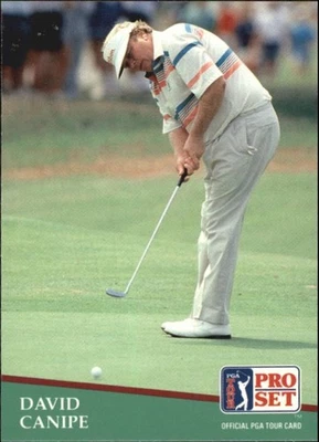 David Canipe 1991 Golf PRO SET MINT RC ROOKIE CARD #173 - Image 1 of 2