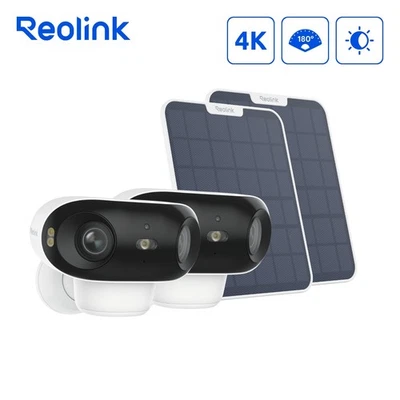 Reolink Argus 4 Pro 8MP Solar Überwachungskamera Aussen Akku 180°-Weitwinkel - Bild 1 von 4