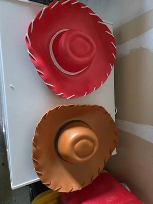 Disney/Pixar Toy Story Foam Cowboy Hats – Jessie & Woody Style- full adult size - Image 1 of 2