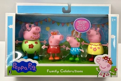 Peppa Pig and Family Celebrations Toy Play Set with 4 Figures New, - Image 1 of 4