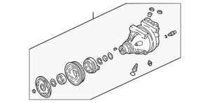 Genuine GM Air Conditioning Compressor 89018902 - Picture 1 of 5