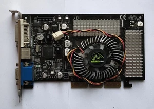 Point of View nVidia GeForce FX5600 256MB AGP VGA Card - Test OK! - Picture 1 of 4