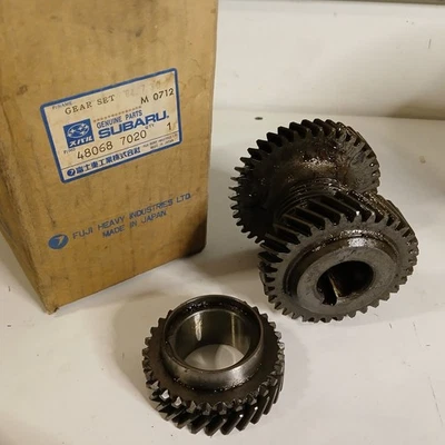 1984 Subaru Gear Set M 0712 Genuine 48068 7020 NOS OEM 84.7.30 - Image 1 of 4