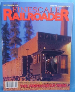 FINESCALE RAILROADER MAGAZINE VOLUME 2, NUMBER 5 AUGUST/SEPTEMBER 1998 TOC SHOWN - Picture 1 of 2