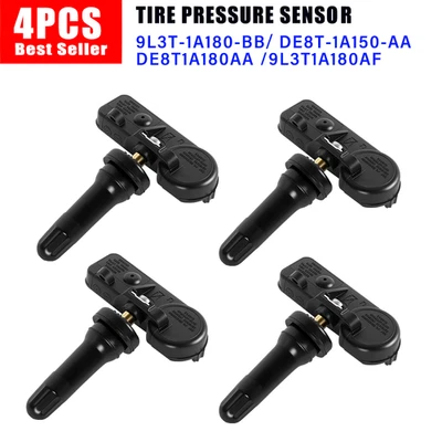 TPMS 315MHz Set of 4 For Ford Transit Connect Tire Pressure Sensor DE8T-1A180-AA - Изображение 1 из 4