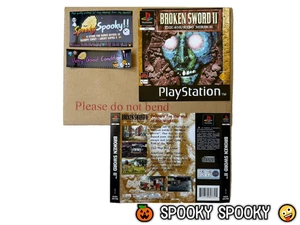 Broken Sword II The Smoking Mirror PS1 Front / Back Insert - UK PAL sehr guter Zustand - Bild 1 von 4