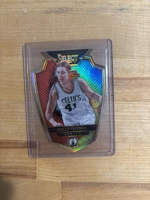 KELLY OLYNYK 2014-15 Panini Select Die-Cut PRIZM RED BLUE SN# /25 CARD# 128 - Image 1 of 2
