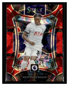 2023-24 Panini Select Premier League #188 Destiny Udogie Red Ice - Bild 1 von 2