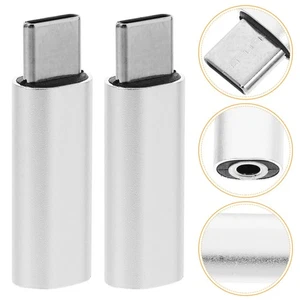 2 Stück Kabel Adapter und Konverter USB Kopfhörer Typ auf 3,5 mm Kopfhöreranschluss - Bild 1 von 12