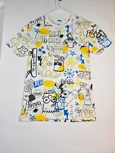 Bart Simpson Grafitti T-Shirt. Größe S. All Over Print. - Bild 1 von 5