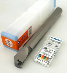 S25S-SDUCR11 Portautensili interno per tornitura AKKO+10 pz. DCMT11T304-MF2,TM2501 SECO - Foto 1 di 4