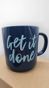 Stoneware Get It Done Coffee Mug Motivational Coffe Cup Gift NEW Novelty Ceramic - Picture 1 of 3