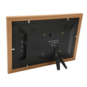 10.1in Digital Photo Frame HD 1024x600 LED Screen Video Photo Frame With Ste ECM - Picture 1 of 18