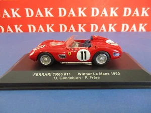 Die cast 1/43 Modellino Auto Ferrari TR60 24H Le Mans 1960 O. Gendebien by Ixo - Foto 1 di 6
