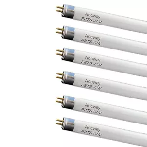 (6 Pack) F8T5/WW 12’’ Linear Fluorescent Light Bulb, 8W Warm White T5 Tube, 3... - Picture 1 of 5